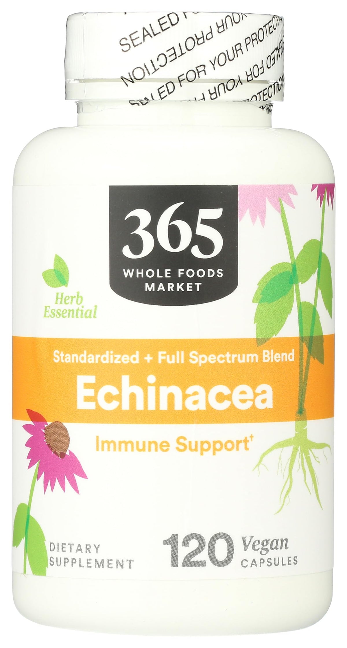 Front view of 365 by Whole Foods Market Echinacea Supplement 120 count