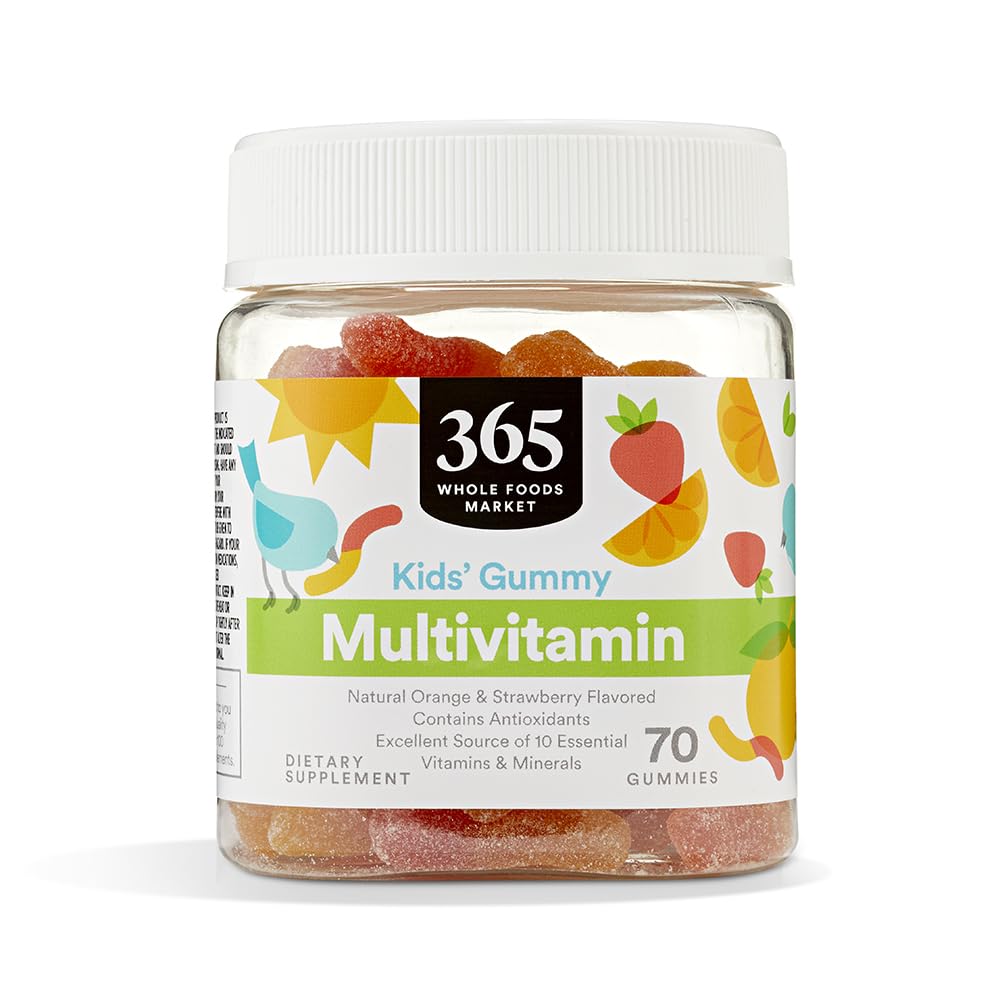 Front view of 365 by Whole Foods Market Multivitamin Kid's Gummies bottle