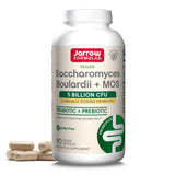 Front view of Jarrow Formulas Saccharomyces Boulardii + MOS 90 Veggie Caps packaging