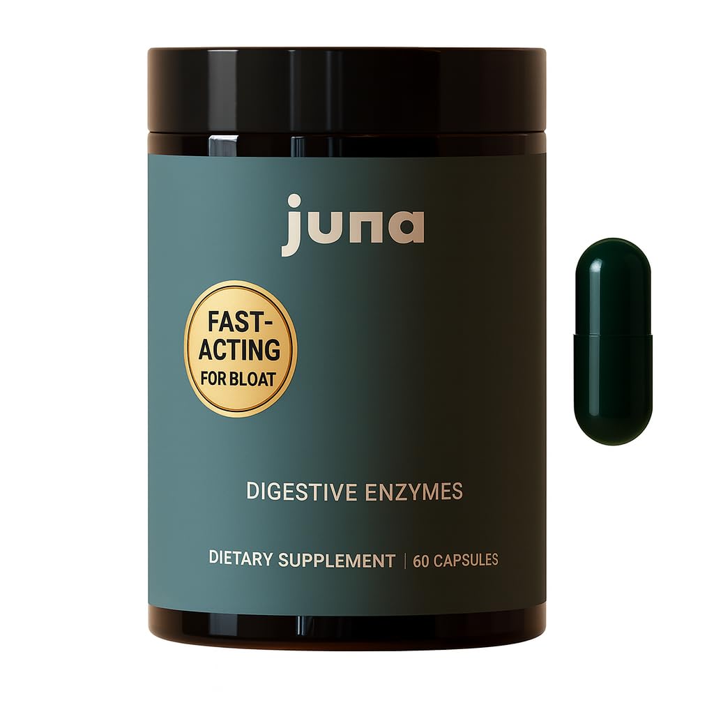 Front view of Juna Multi-Enzymes Daily Supplement 30 Capsules packaging