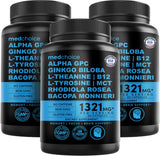 Front view of MEDCHOICE Nootropic Brain Support Supplement 60 capsules