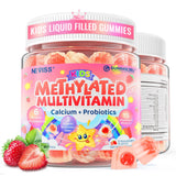 Front view of NEVISS Kids Methylated Multivitamin Gummies 240g packaging