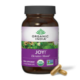 Front view of ORGANIC INDIA Joy! Organic Bacopa Monnieri 90 Vcaps