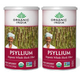 Front view of ORGANIC INDIA Psyllium Whole Husk 980g packaging