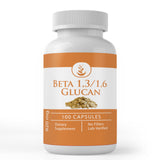 Front view of PURE Beta Glucan 1,3/1,6 Capsules bottle