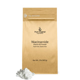 Front view of PURE ORIGINAL INGREDIENTS Niacinamide Powder 930g packaging