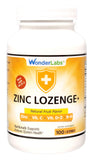 Front view of Wonder Laboratories Zinc Lozenges packaging