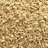 Frontier Co-op Organic Ginger Root Cut 454g close-up of ginger