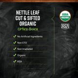 Frontier Co-op Organic Nettle Leaf packaging details