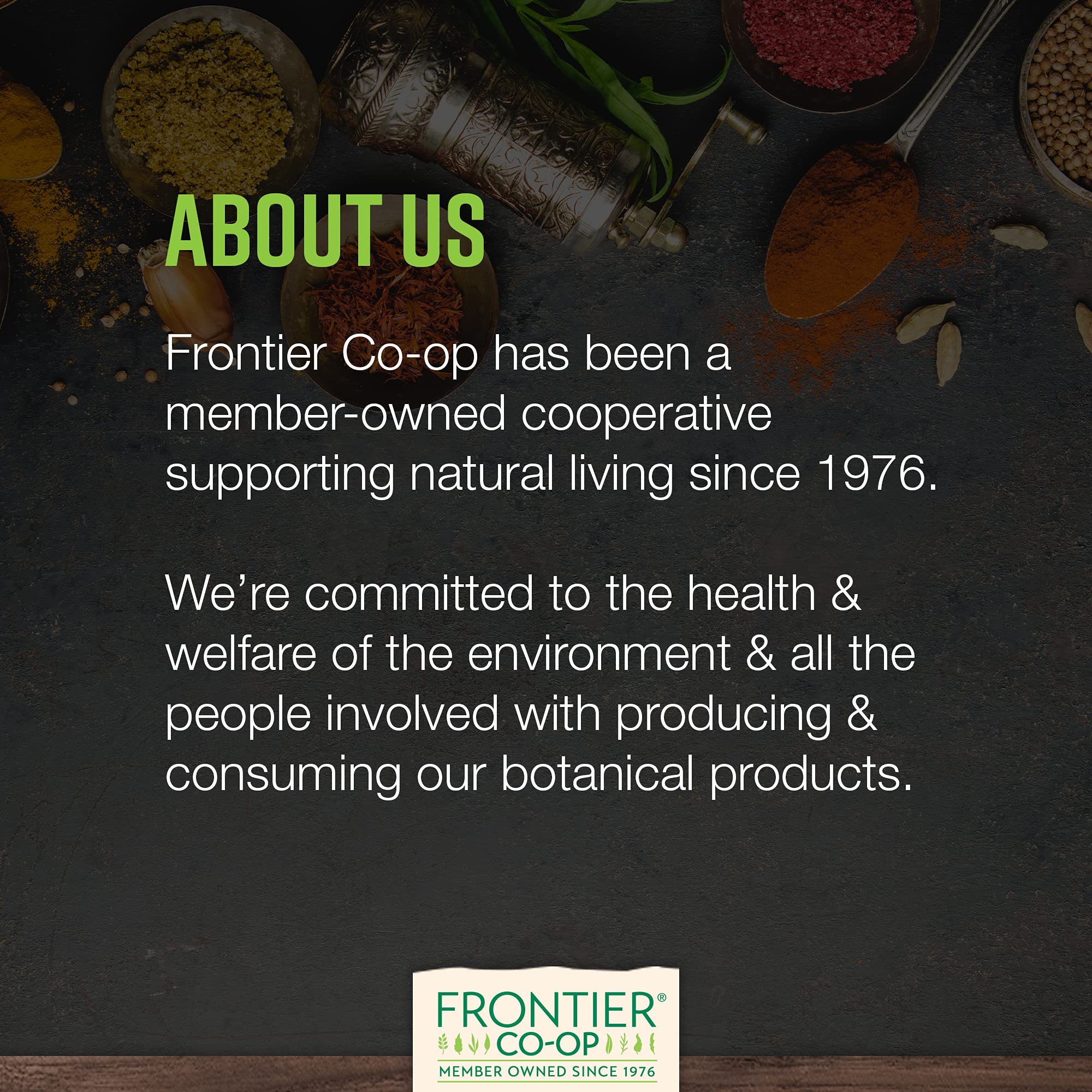 Frontier Co-op Organic Skullcap Leaf displayed with tea bags and capsules