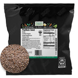 Frontier Co-op Psyllium Husk Organic 1lb bulk bag front view
