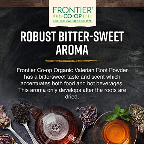 Frontier Co-op Valerian Root Powder packaging side view