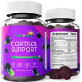 Fruitoday Cortisol Support Gummies packaging back view