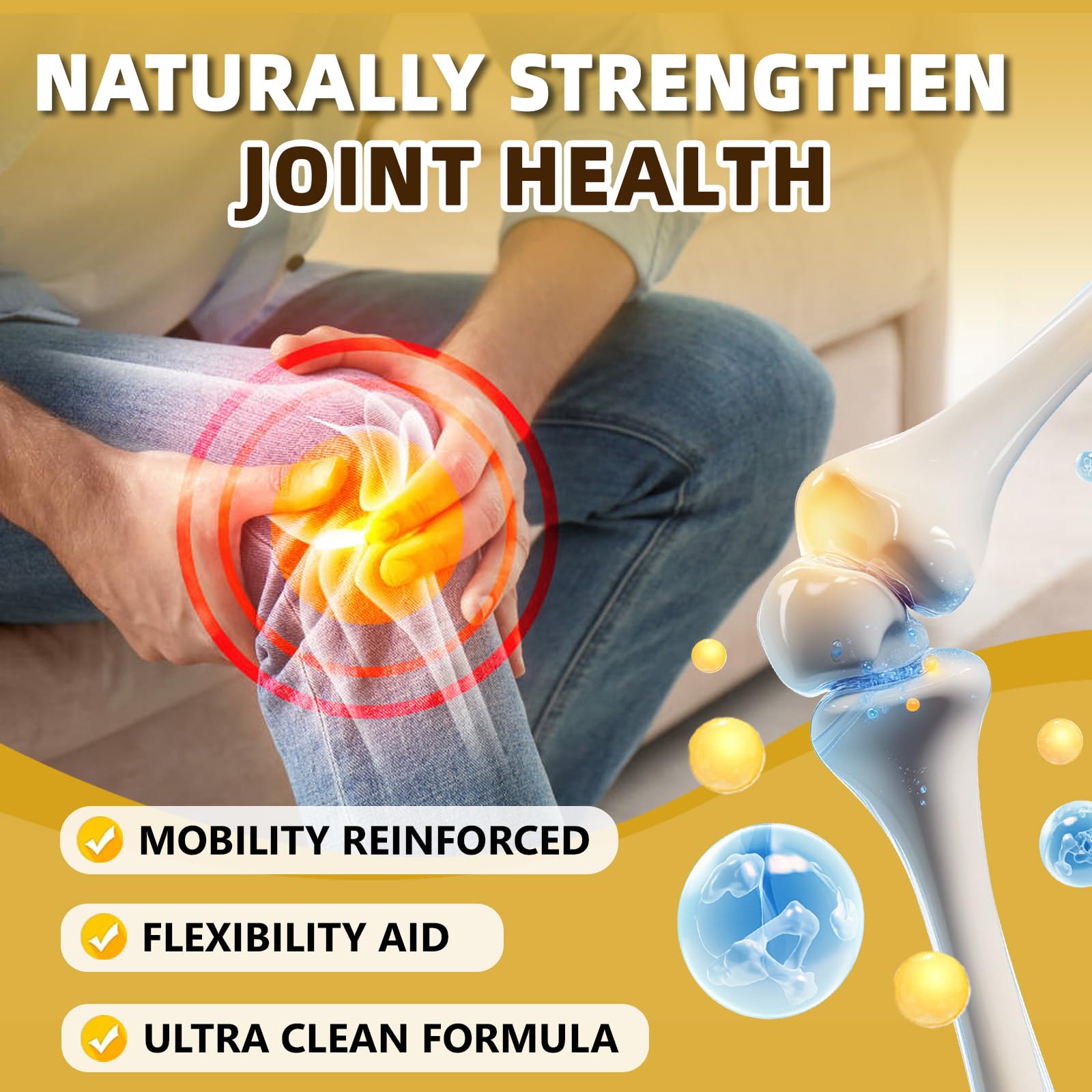 FRZVEO Chondroitin Supplement capsules in a hand