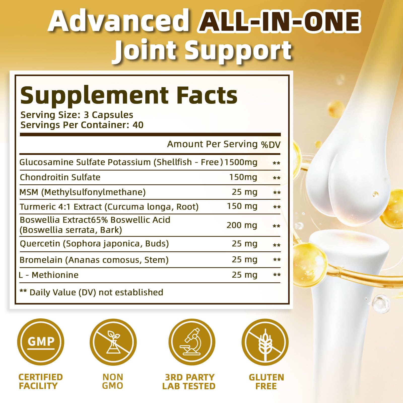 FRZVEO Chondroitin Supplement packaging details