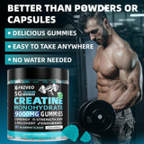 FRZVEO Creatine Gummies on a fitness background