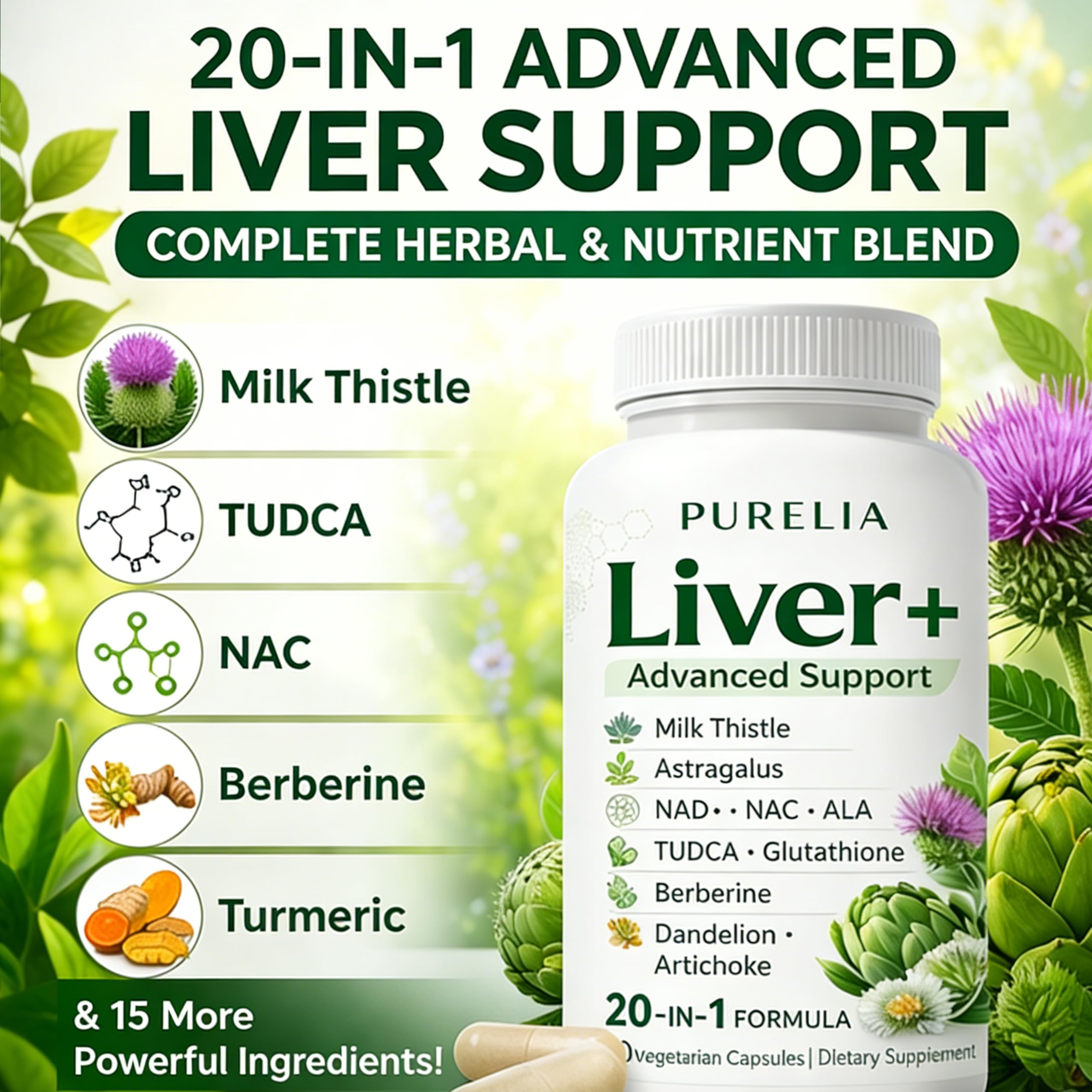 Fsmtpdam Advanced Liver Support bottle with label