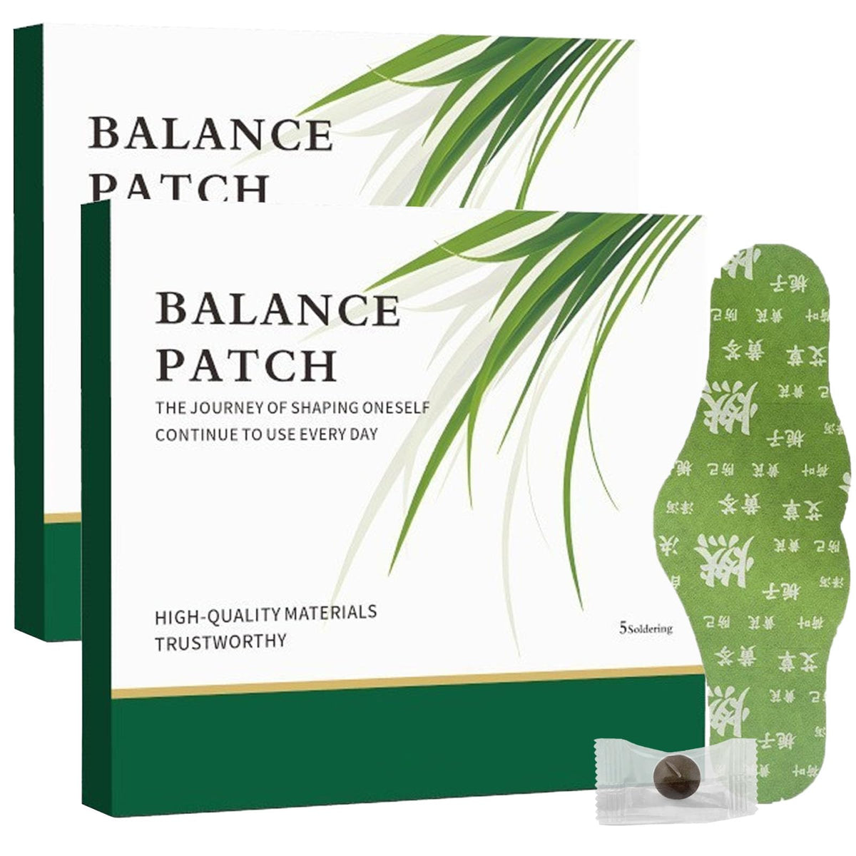 FTKV Herbal Turmeric Patch front view with packaging