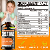 Fubkerm Liquid Creatine Monohydrate 60ml bottle side view