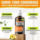 Fubkerm Liquid Creatine Monohydrate 60ml dosage dropper