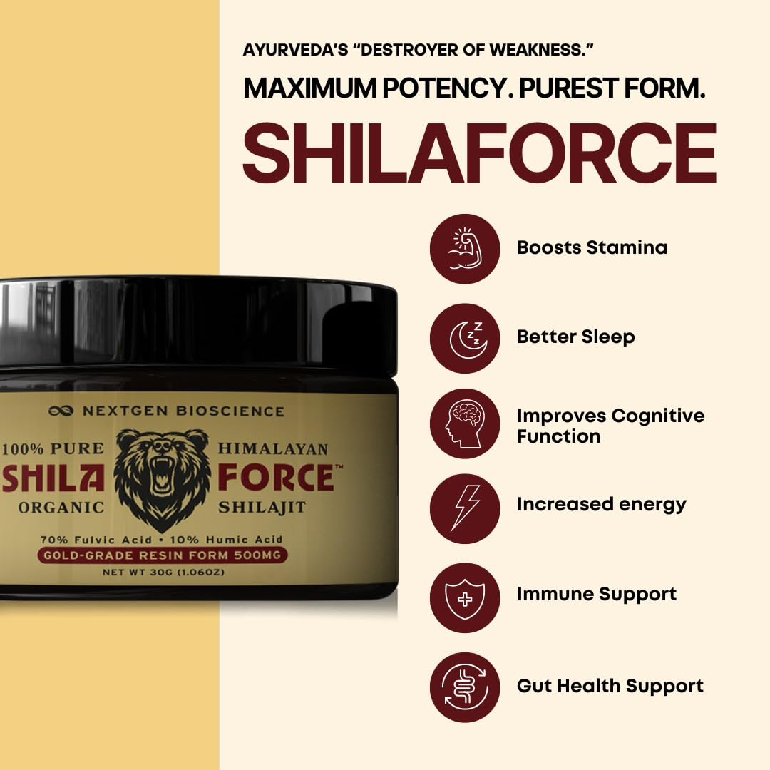 FUCOIDAN FORCE Shilajit Resin in natural setting