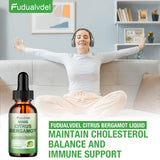 Fudualvdel Citrus Bergamot Liquid Drops with measuring spoon