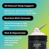 Fuel 4 Ever Sleep Berry Powder in a glass of water