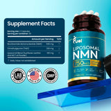 Fuel NMN Supplement 750mg Liposomal Delivery Capsules packaging
