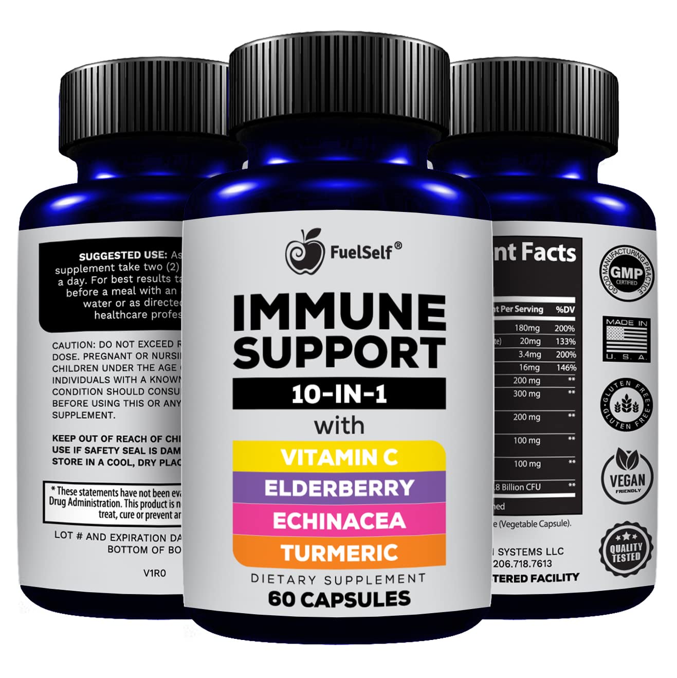 FuelSelf Elderberry Supplement ingredients list