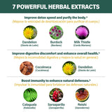 Fuenvegtal daily wellness & Herbal Drop in a glass of water