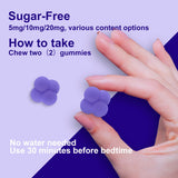 FUJI ORCHARD Melatonin Gummies 5mg berry flavour gummy close-up