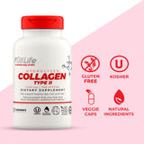 Full Life Hydrolyzed Collagen Capsules side view with label