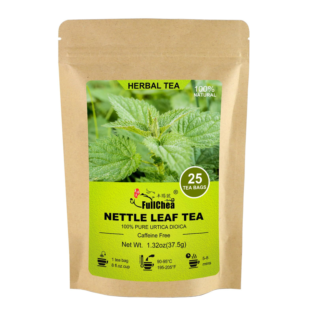 FullChea Nettle Leaf Tea Bags pack front view
