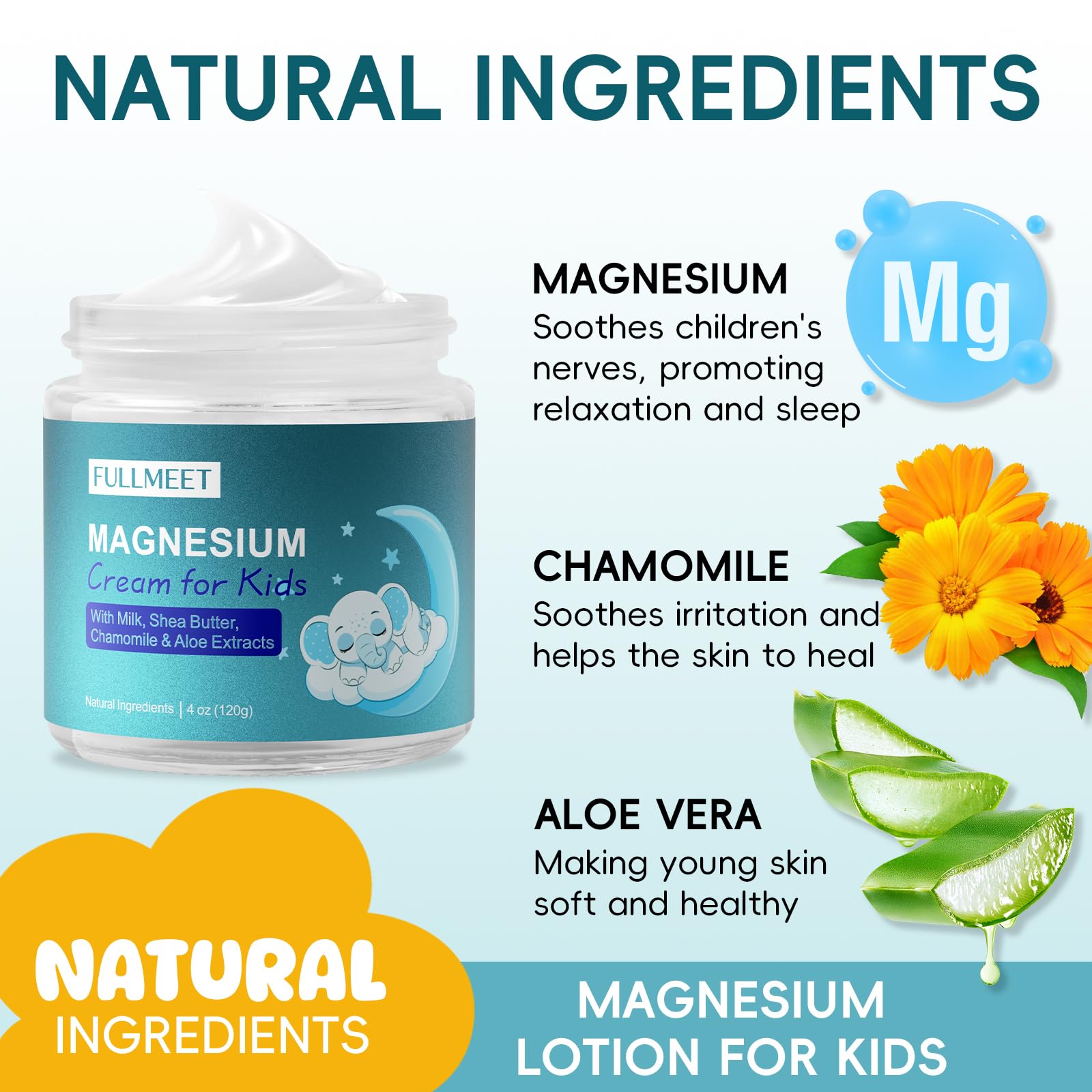 FullMeet Magnesium Cream 113g packaging