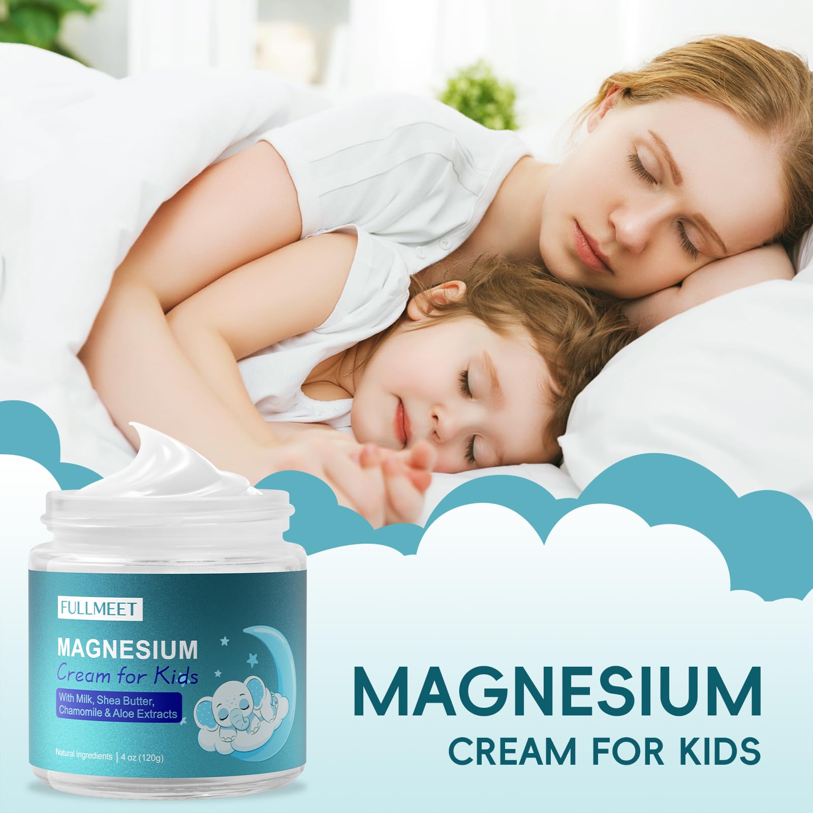 FullMeet Magnesium Cream 113g side view