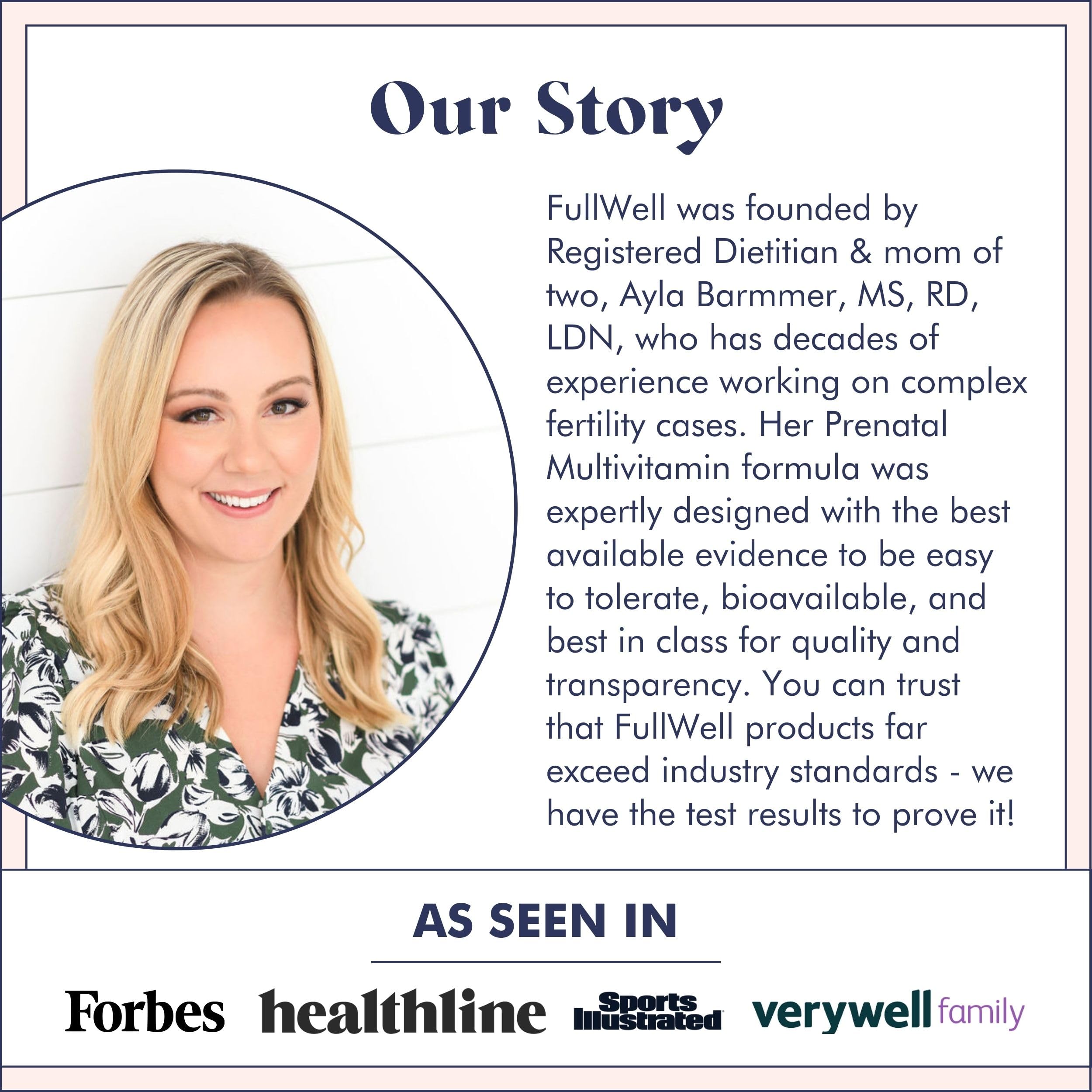 FullWell Fertility support 60 Capsules opened bottle