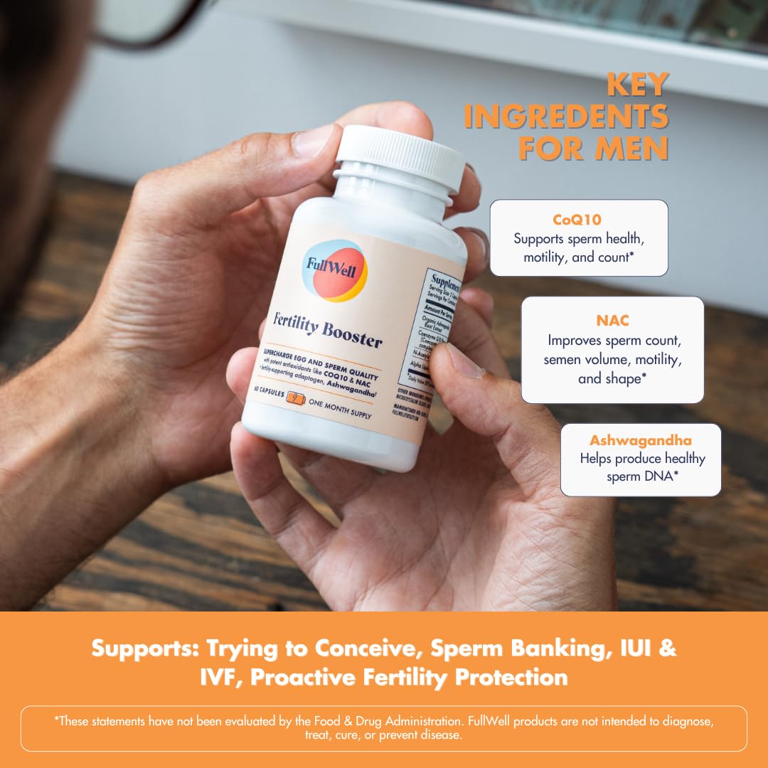 FullWell Fertility support 60 Capsules with ingredients list