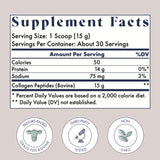 FullWell Unflavored Collagen Peptides Powder side view