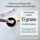 FullWell Unflavored Collagen Peptides Powder Stick Packs stick pack close-up