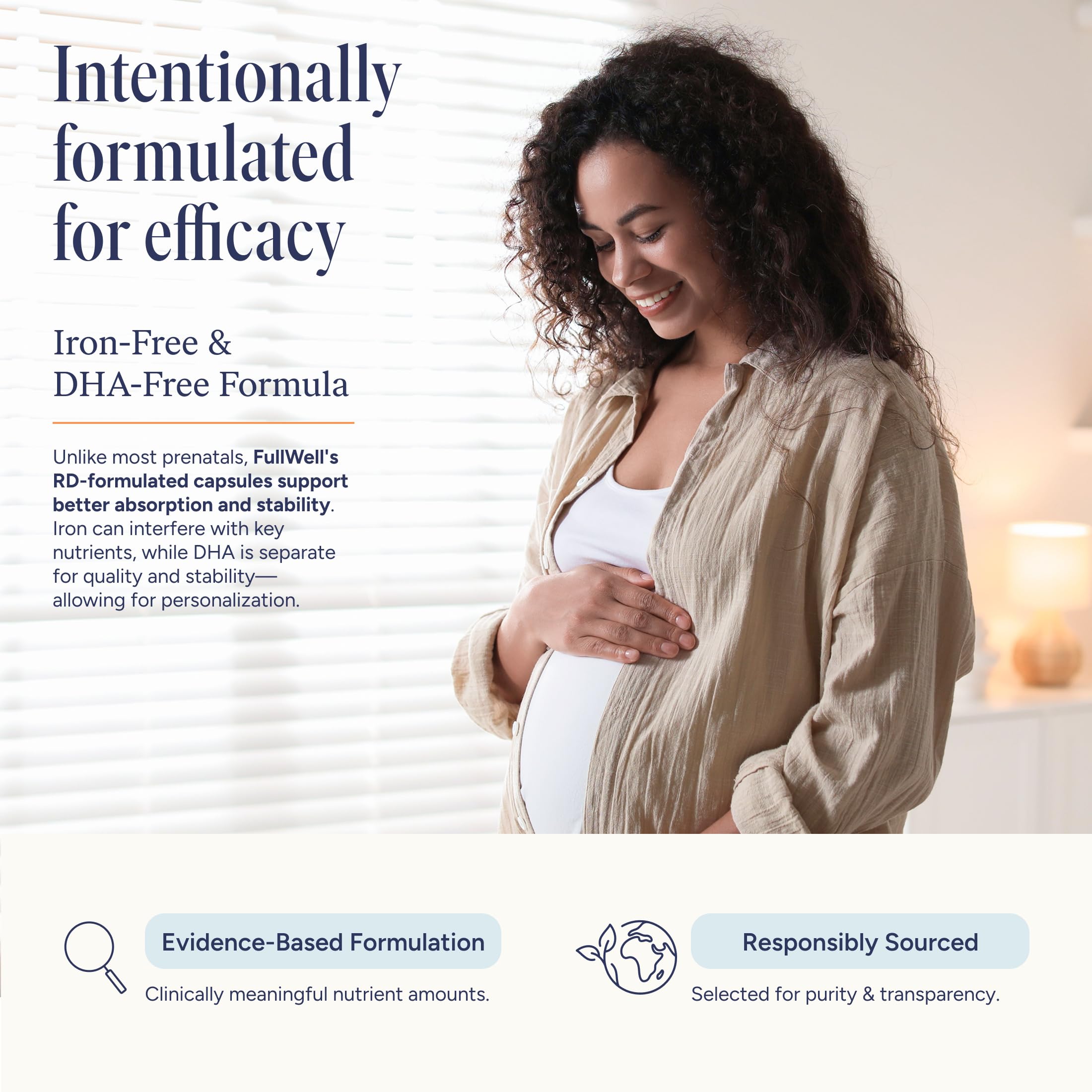 FullWell Women's Prenatal Multivitamin with lemon essence