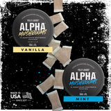 Fully Loaded Bullseye Adaptogen Nootropic Pouches with a coffee cup