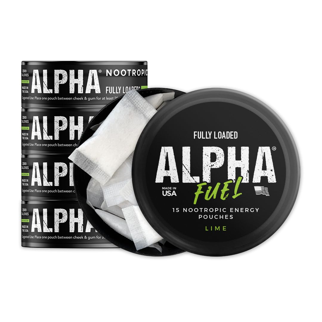 Fully Loaded Bullseye ALPHA Nootropic Pouches 5 Pack front view