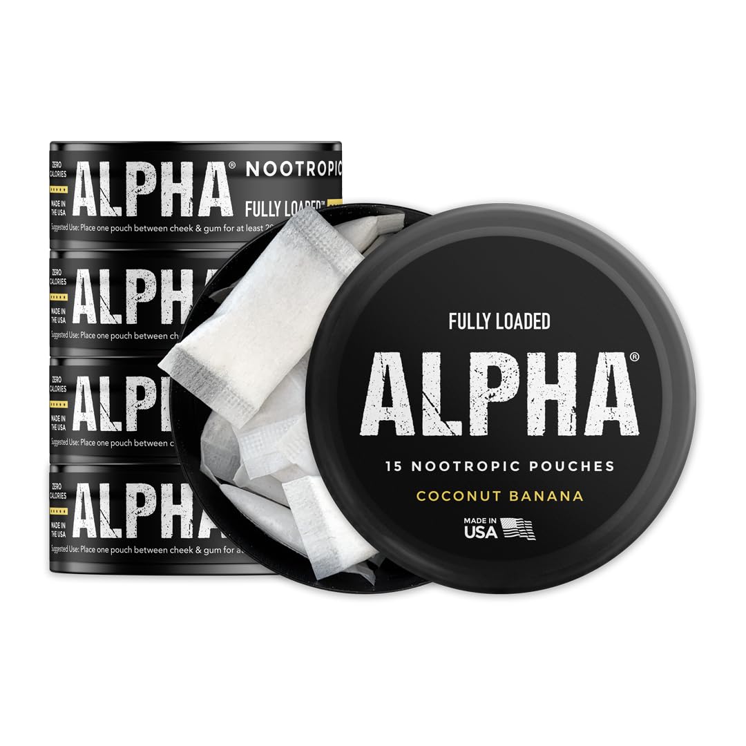 Fully Loaded Bullseye ALPHA Nootropic Pouches 5 Pack front view