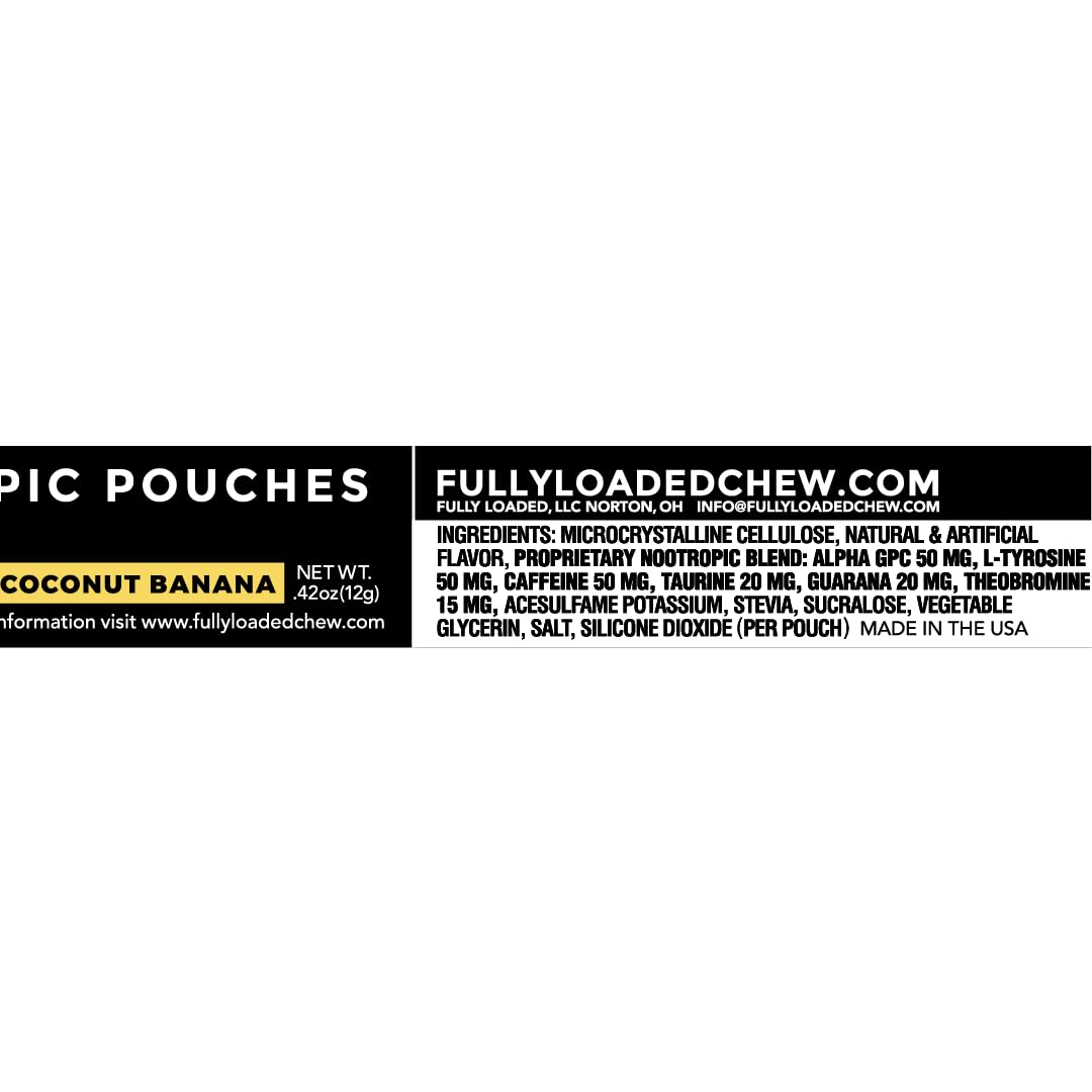 Fully Loaded Bullseye ALPHA Nootropic Pouches can with label