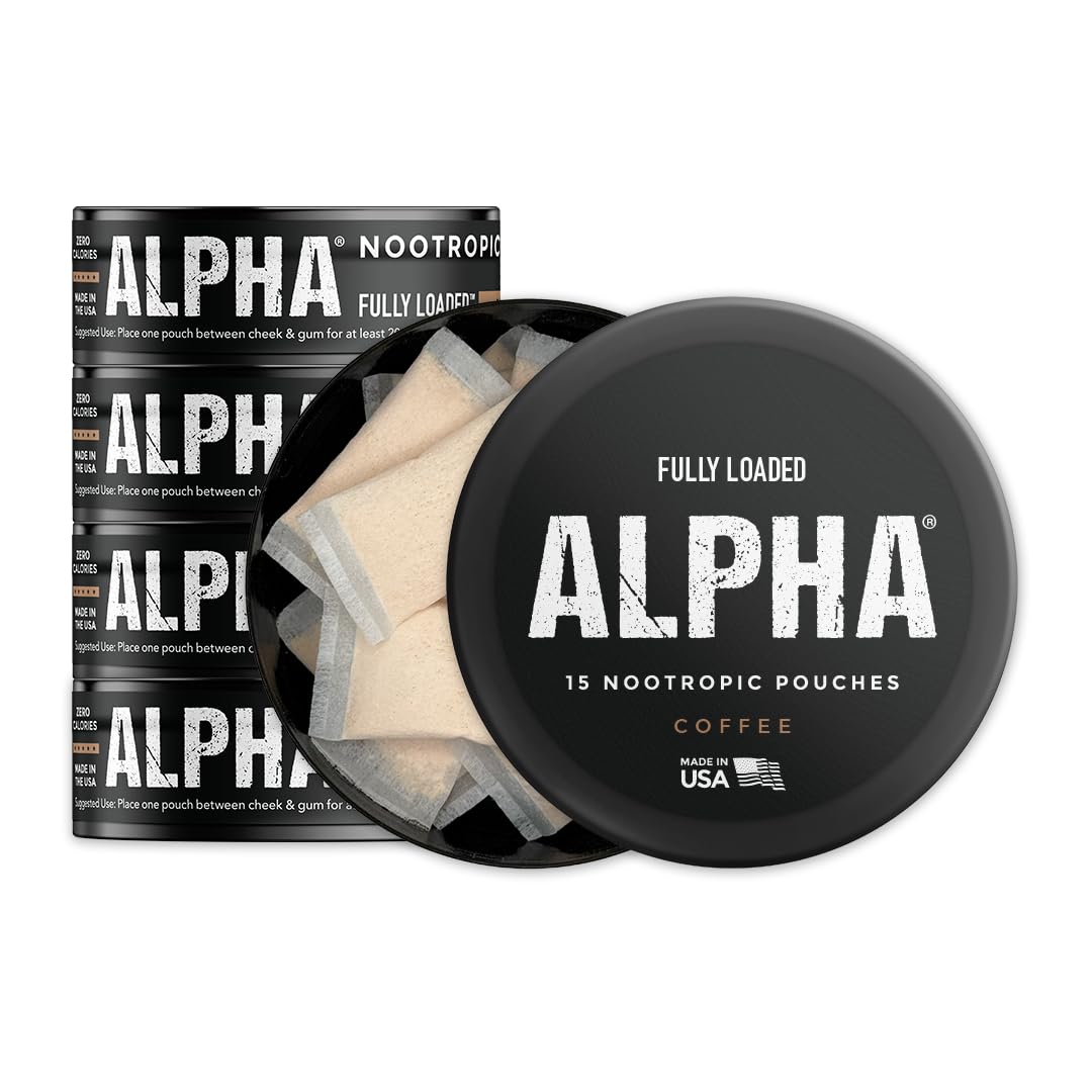 Fully Loaded Bullseye ALPHA Nootropic Pouches front view