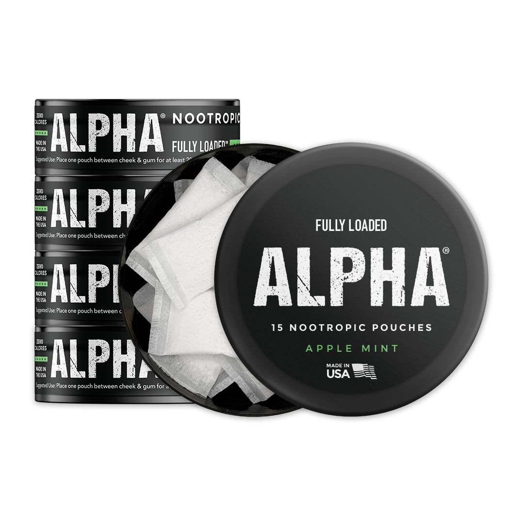 Fully Loaded Bullseye ALPHA Nootropic Pouches front view