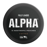 Fully Loaded Bullseye ALPHA Nootropic Pouches opened