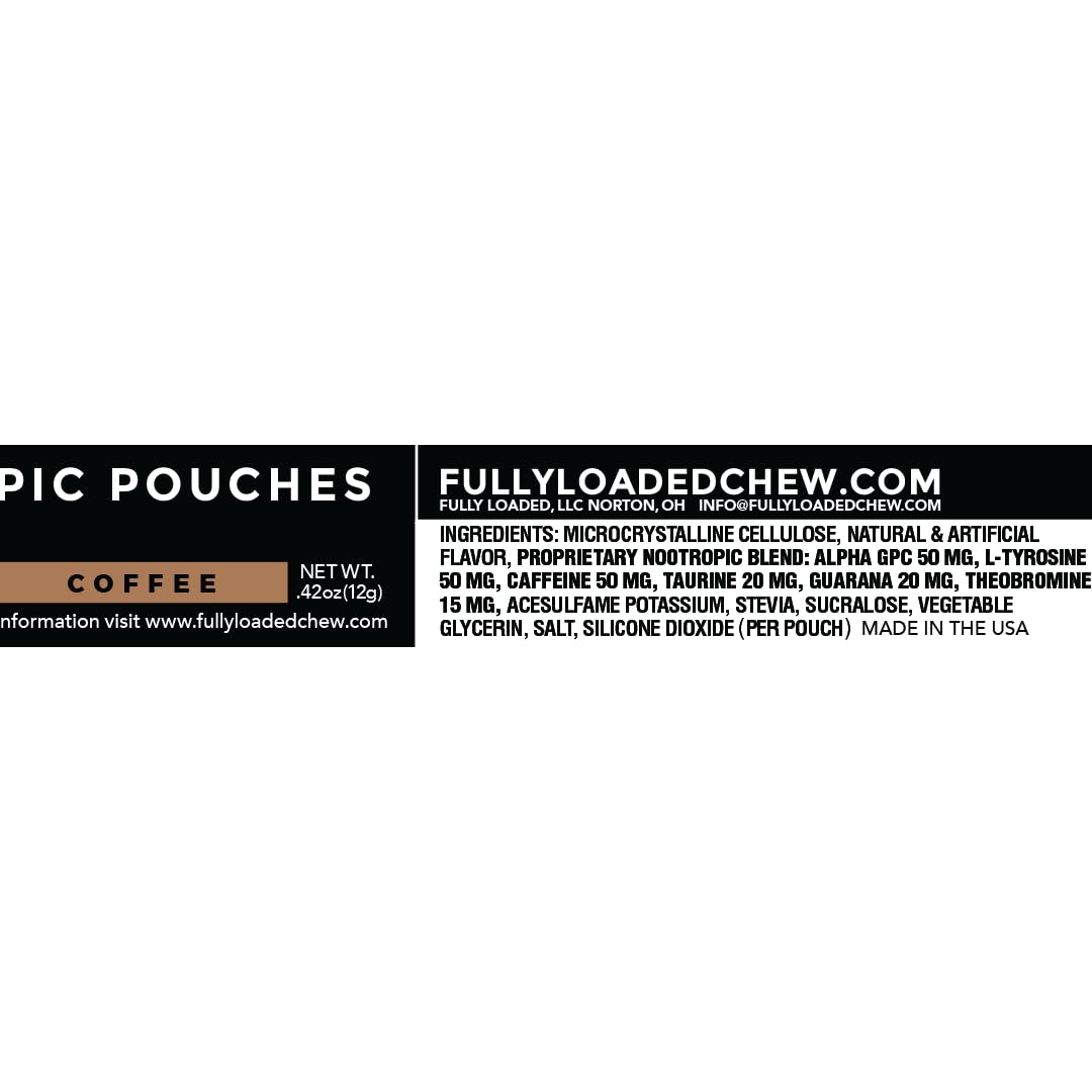 Fully Loaded Bullseye ALPHA Nootropic Pouches packaging