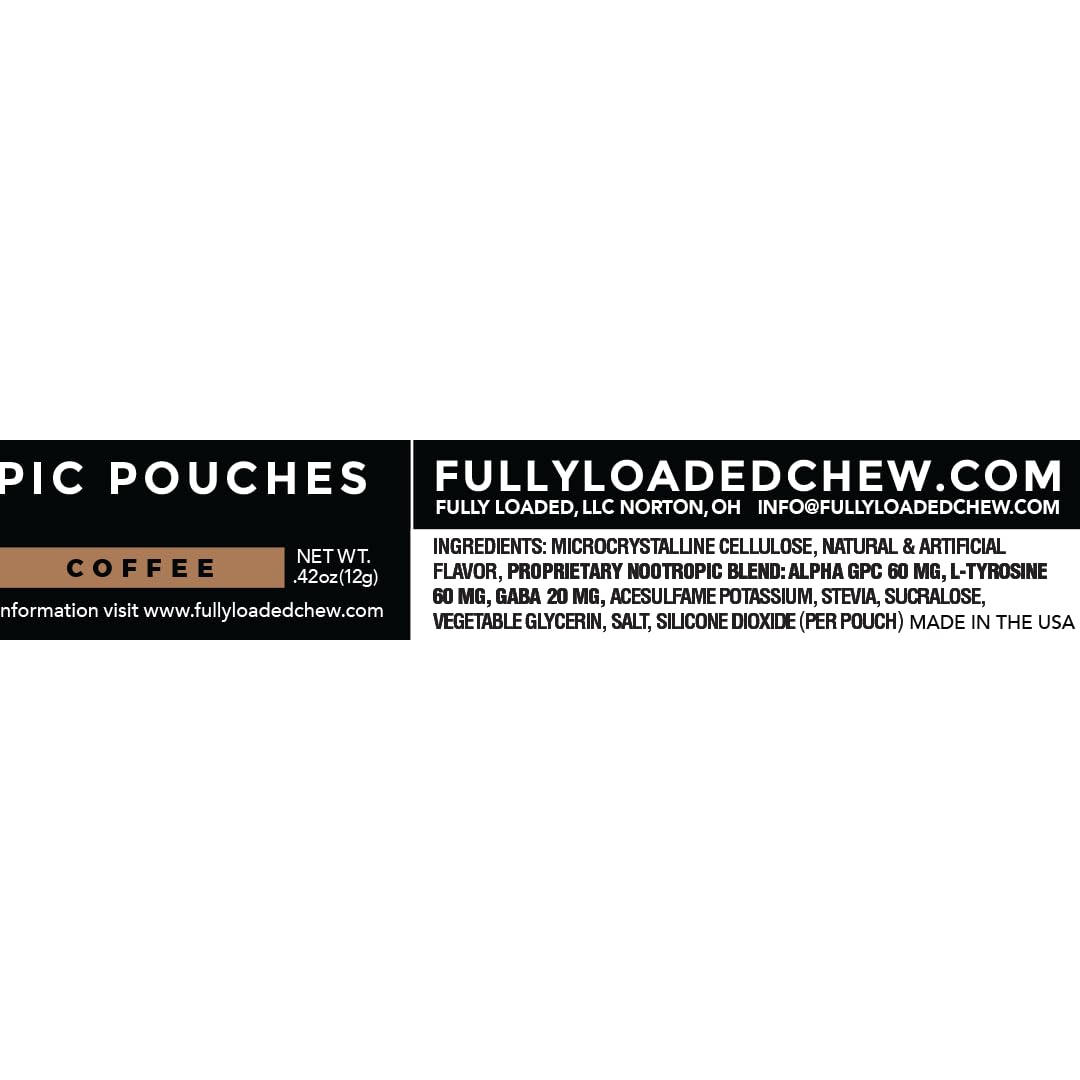Fully Loaded Bullseye ALPHA Nootropic Pouches packaging