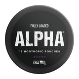 Fully Loaded Bullseye Nootropic Pouches with measuring spoon